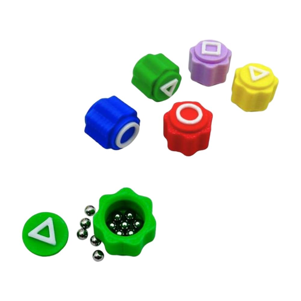 Gonggi Jack Stone Steel Ball Pebbles Set Gonggi Game Stone Catching Game Hand Eye Coordination Training Toy Gonggi Set for Kids