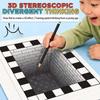 4/1Pcs 3D Magic Stereoscopic Painting Creative Fun Magic For Kindergarten 3-7 Years Old Thinking Training Coloring Sketches