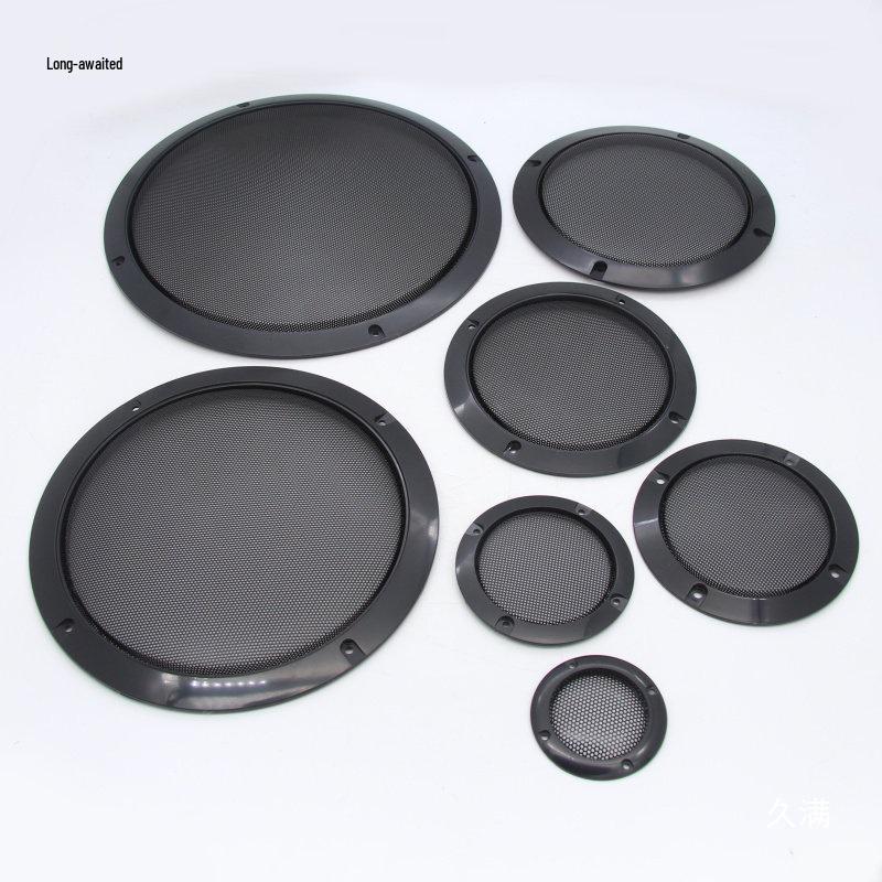 Multi-Size Dustproof Car Speaker Grille: Protective Covers for 2, 3, 4, 5, 6, 8, and 10-Inch Speakers.
