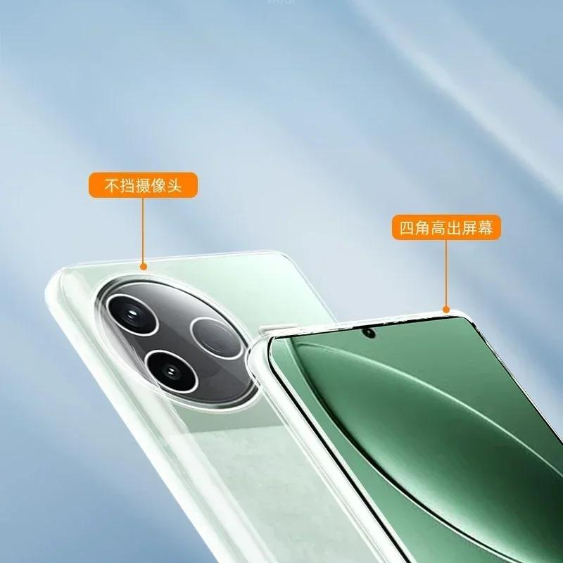 Für POCO F7 Ultradünne, klare, weiche TPU-Telefonhüllen für POCO F7 Pro Pro Transparente Ultra-Silikon-Rückseite