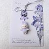 Doll Vinyl Sitting Cute Baby Mobile Phone Pendant Keychain Handmade DIY Car Pendant