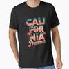 California Dreaming Beach Palm Tree Summer Vacation Costume Essential T Shirt Vintage Washed Top For Everyday Wear Slightly
