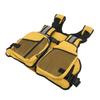 Fishing Vest Backpack Adjustable Breathable Outdoor Fishing Vest Yellow Free Size