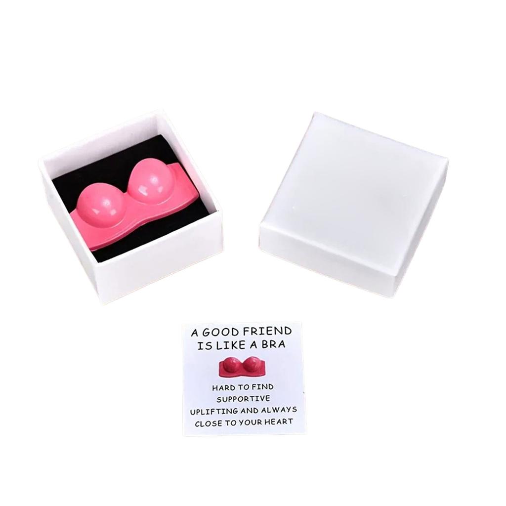 Fun Navel Brush Gift Box Set, Portable Card Cleaner, Innovative Birthday Prank Gift