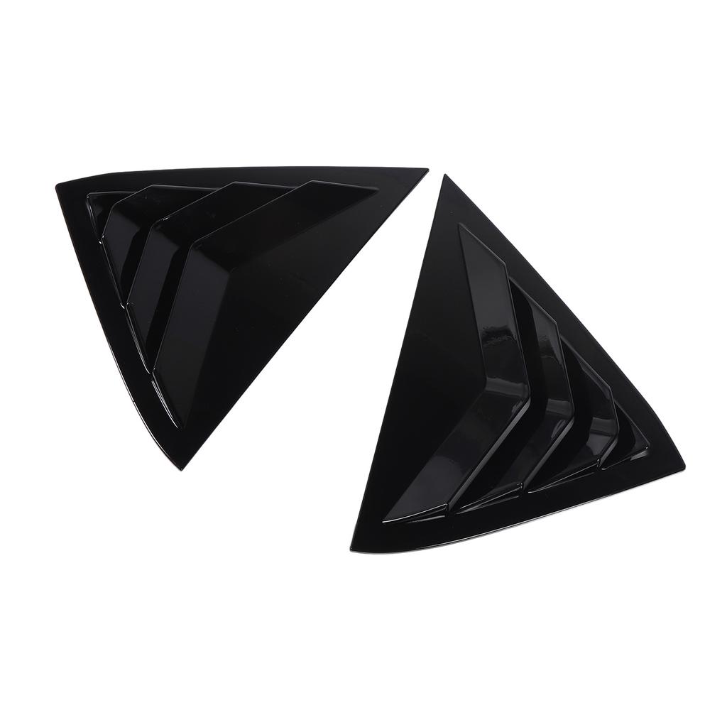 1 P  Rear Side Window Louver Privacy   Reduce Temperature Window Louver   Vent Scoop Shade Cover Blind for   MK7 7.5 2008 to 2017