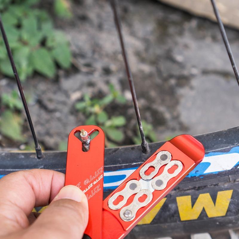 Bicycle Master Link Pliers Valve Tool Tire Lever Missing Chain Connector Cutter Remove Install 4 in 1 Multi Function CNC