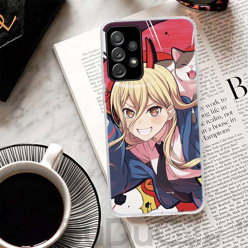 

C-Chainsaw Mans Power Phone Case For Samsung A17 A16 A26 A36 A56 A15 A14 A13 A55 A54 A53 A35 A34 A33 A25 A24 A23 A05S A04S A03S Samsung A13
