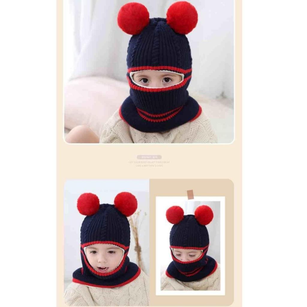 Kinderhüte, Fleece-Hüte, Verdickte Hüte, Warme Hüte, Wollmützen, Jungenhüte, Mädchenhüte, Kinderschals, Strickmützen