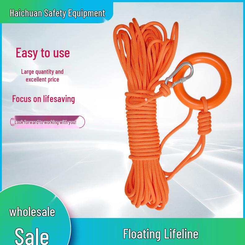 Floating Life-Saving Polypropylene Rope for Emergency Rescue and Marine Use 30m Dia. 6mm