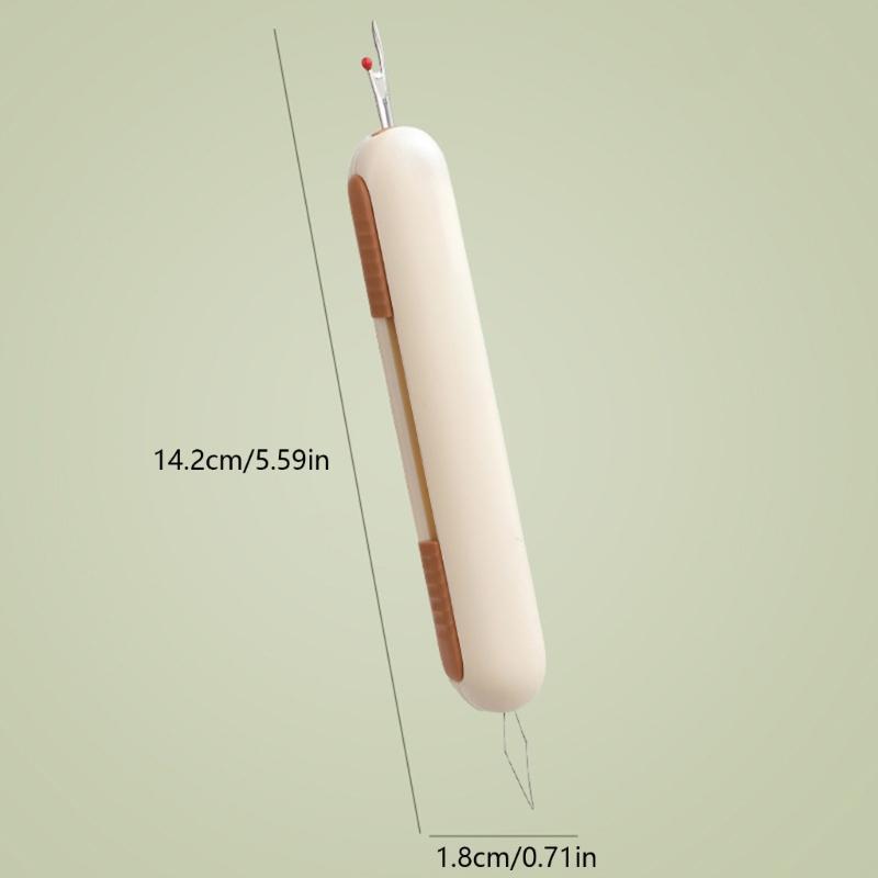 Multifunctional Retractable Seam Rippers Threader, Two-in-1 Seam Rippers and Threader, Pocket Seam Rippers Threader