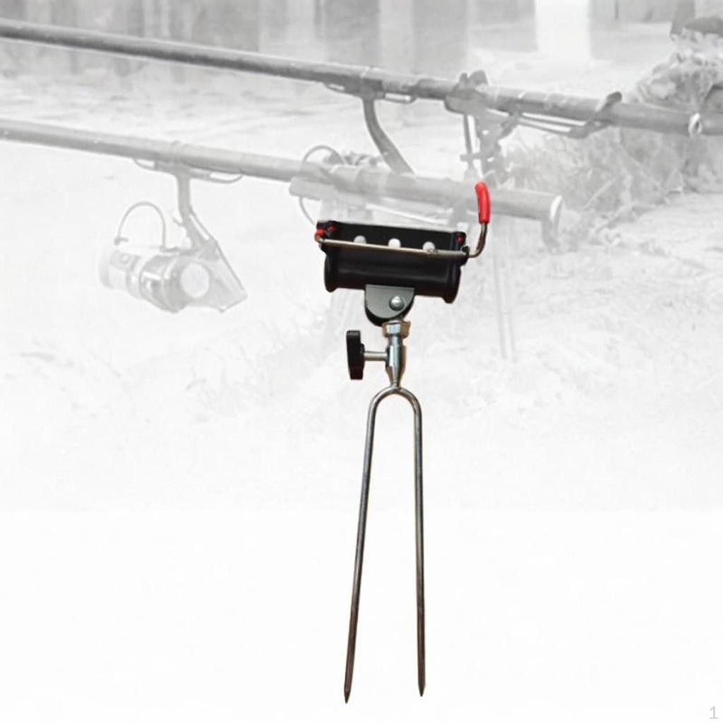 Fishing Rod Rack Plugin Holder Easy To Use Fish Pole Bracket for Bank