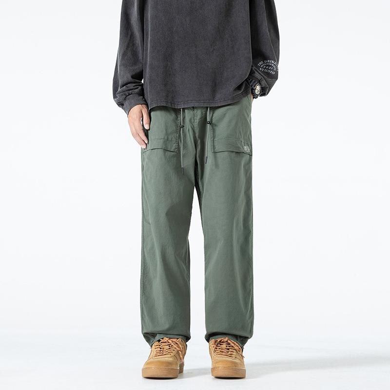 Retro Overalls Men's Loose Straight Casual Pants Men's Outdoor Sports Trendy Brand Men's Pants Men's Pants