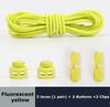 1pair Elastic Shoelaces Round Spring Plastic Lock Quick Wear In 1 Second No Tie Shoelaces Suitable for All Shoelaces Lazy Laces