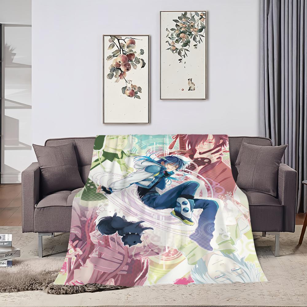 Gra Anime D-DRAMAtical M-Murder Koc Przyjazny dla skóry komfortowy ciepły miękki pluszowy koc odpowiedni sofa salon biuro sypialnia