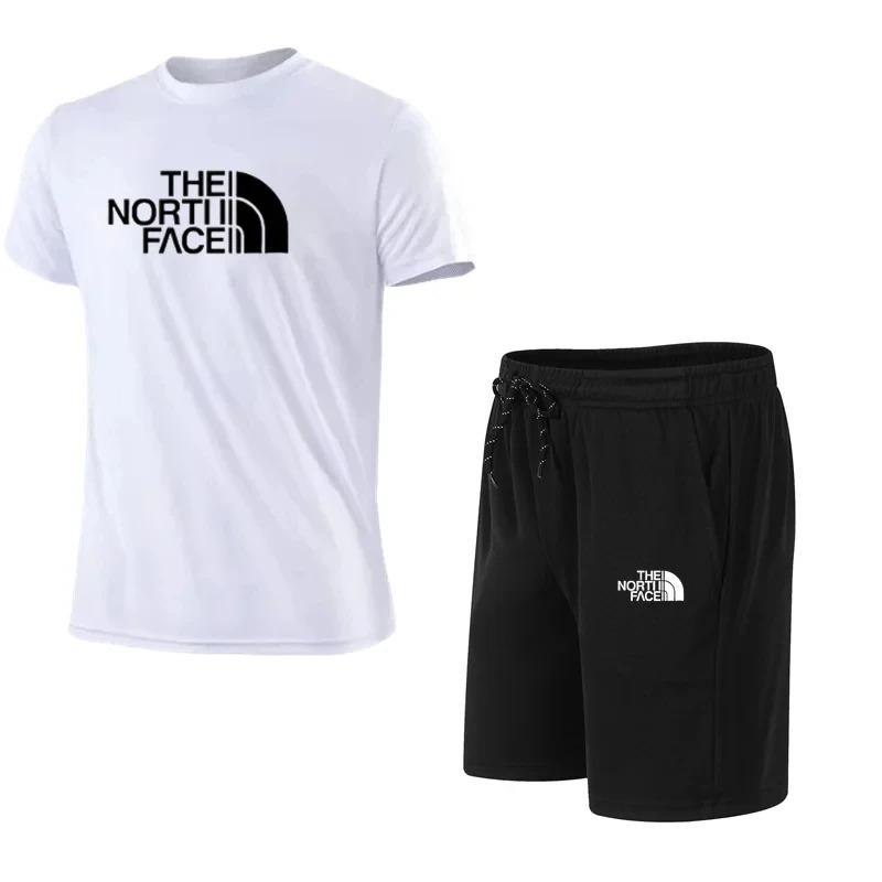 Herren Fitnessanzüge, Sportbekleidung, Freizeit-T-Shirts, Foto-Outfits, Langsames Laufen