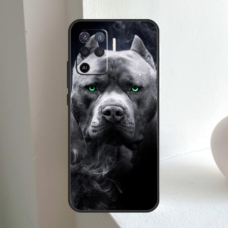 

Чохол для OPPO A78 A98 A18 A38 A58 A5 A6 Pro A15 A17 A57 A16 A76 A96 A54 A74 A94 A40 A60 A80 з зображенням Пітбуля OPPO A58 4G