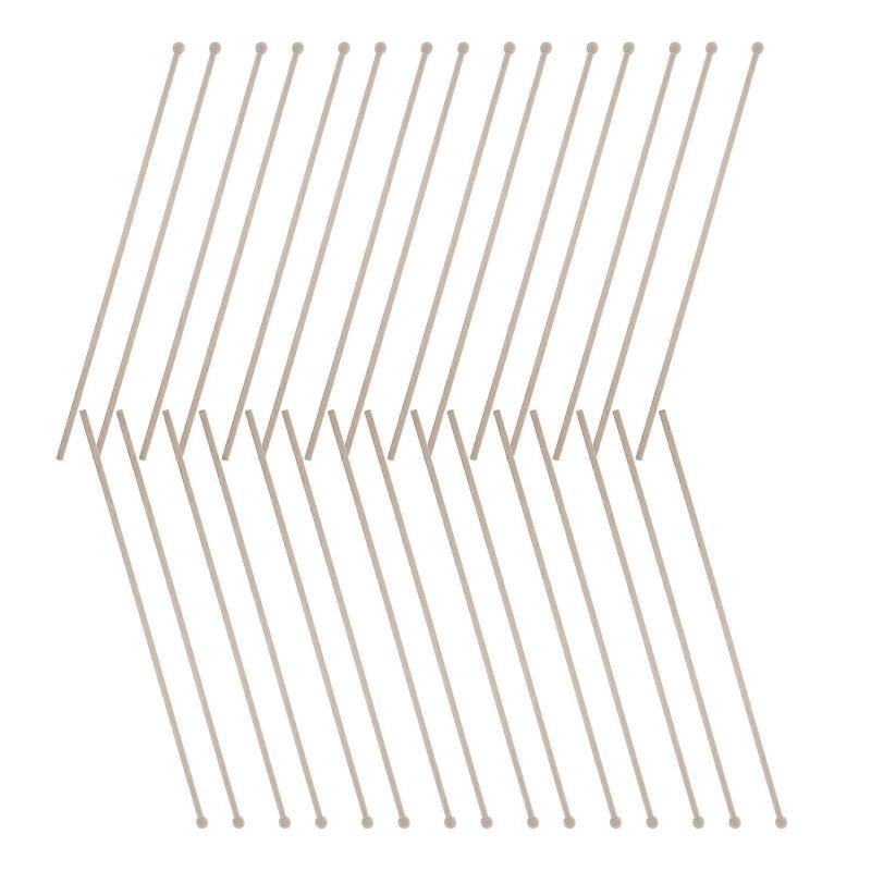 Hand Held Wooden Flagpole for Garden Display 30Pcs Durable Wood Set