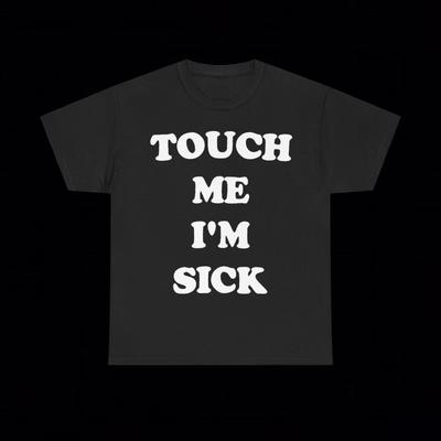 Number (N)ine "TOUCH ME I'M SICK" FW03 T Shirt Grunge Y2k Emo Goth Punk Archive