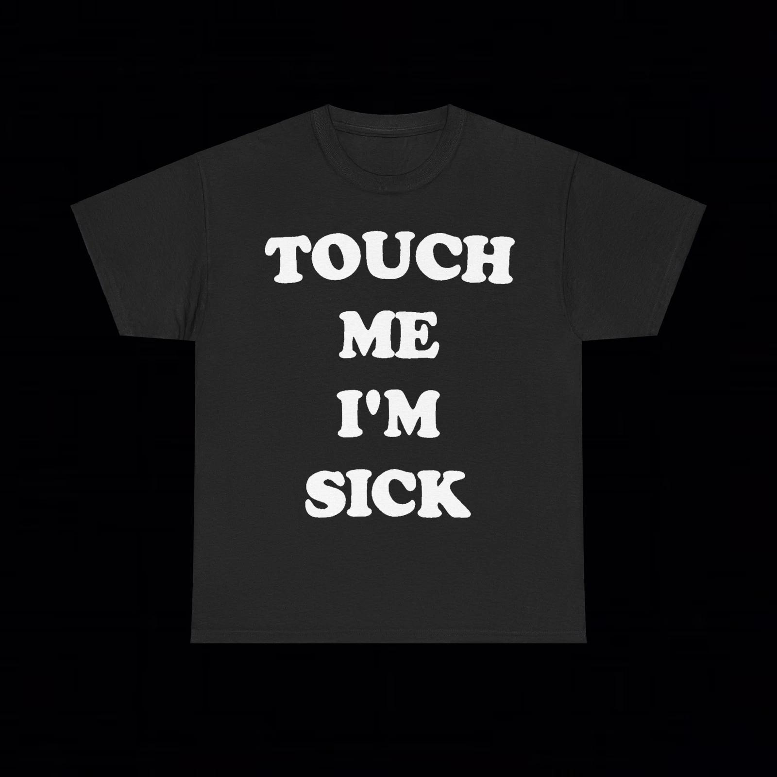 

Число (N)футболка TOUCH ME I M SICK FW03 гранж y2k эмо гот панк архив 2XL