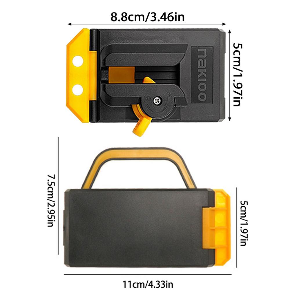 Tool Bag Quick Hanging Clip Belt Clip for Efficient Tool Management and Easy Access In Workshops and Construction Site