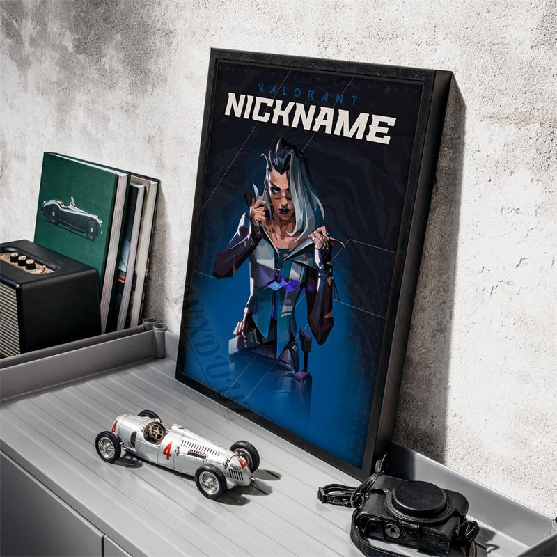 Game Valorant Character Nicknname Picture For Room Living Wall Art Home Decor Canvas Painting Print Poster Game Enthusiasts Gift