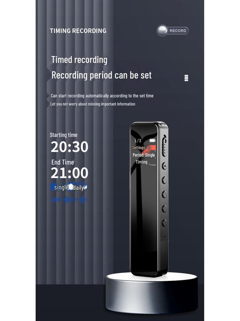 Professional Voice Recorder with Noise Reduction & Long Standby, Voice-to-Text Feature, and Dedicated Recording