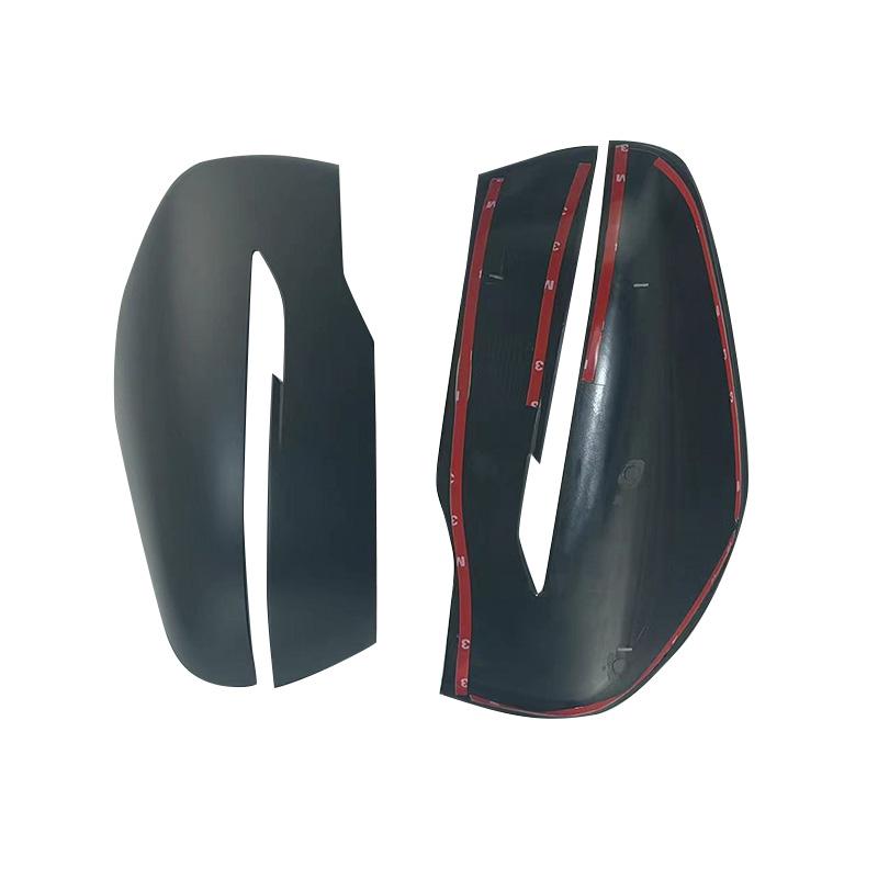Kolip 1 Pair Exterior Side Rear View Mirror Housing, Car Door Wing Mirror Cover Cap Left And Right Sides Compatible For NAVARA D23 NP300 2015-2021
