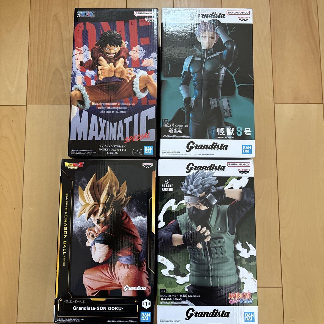 

[USED] Goku, Kakashi, Narumi Gen, Luffy figures