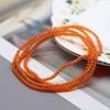 Matte Color Crystal Glass Beads 3mm 145pcs Round Loose Spacer Beads for Clothing Embroidery Decor Craft Making