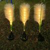 Solar-Powered LED Reed Lamp for Outdoor Landscape Decoration - Waterproof, Multicolor Lights for Lawn, Courtyard, and Park Atmosphere