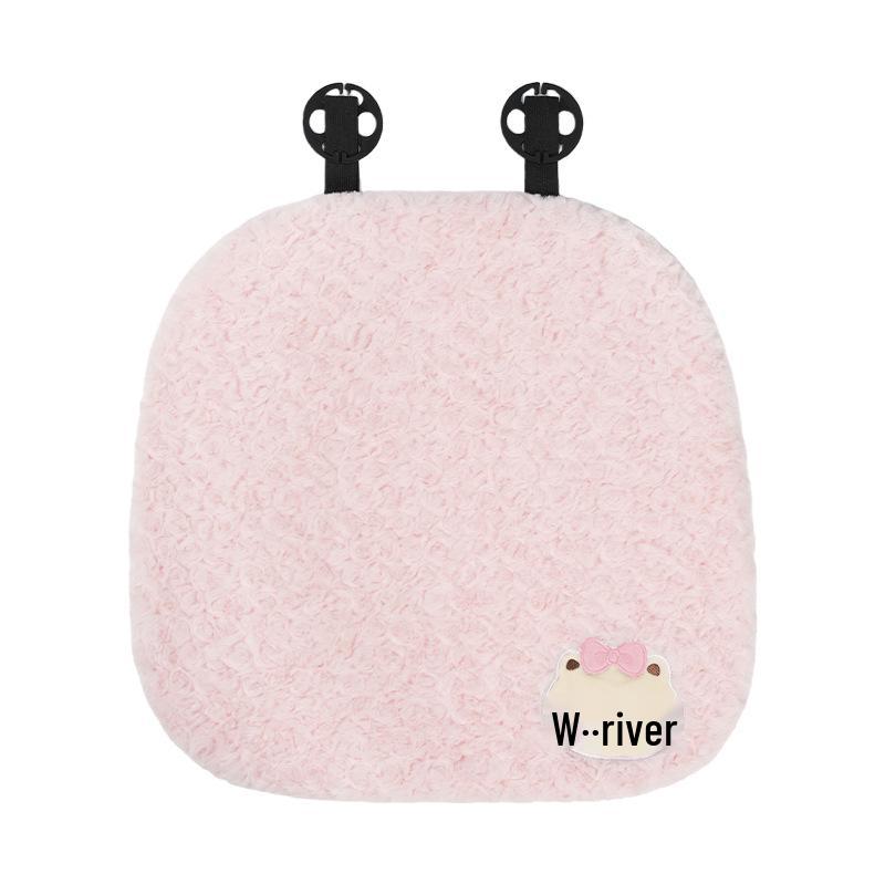 Cartoon Cat Plush Car Seat Cushion – Warm Winter/Autumn Rear Cover