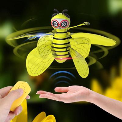 Sue-Supply Little Bee Drone Gesture-Sensing Aircraft,Sospeso Bambini Giocattoli a induzione Controllato A Infrarossi Telecomando Volante Giocattoli Drones Con Luce LED Per Bambini Giocattoli Piacevoli