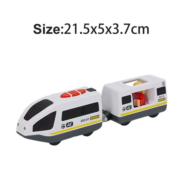 Magnetic Train Toys Wooden Railway Tracks Accessories Locomotive Diecast Slot Fit for All Wood Brand Wooden Tracks Toys For Kids