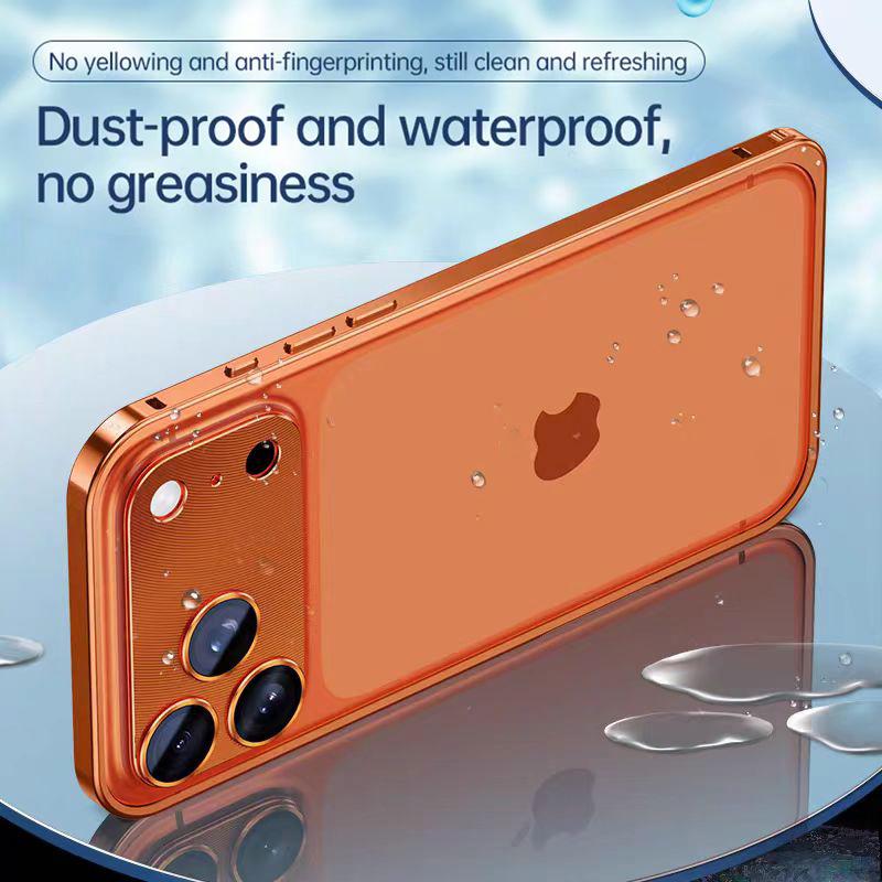 Luxury Aviation Aluminum Alloy Frame Bumper Case For iPhone 17 16 15 14 13 12 Pro Max Metal Lens Protection Shockproof Phone Cover