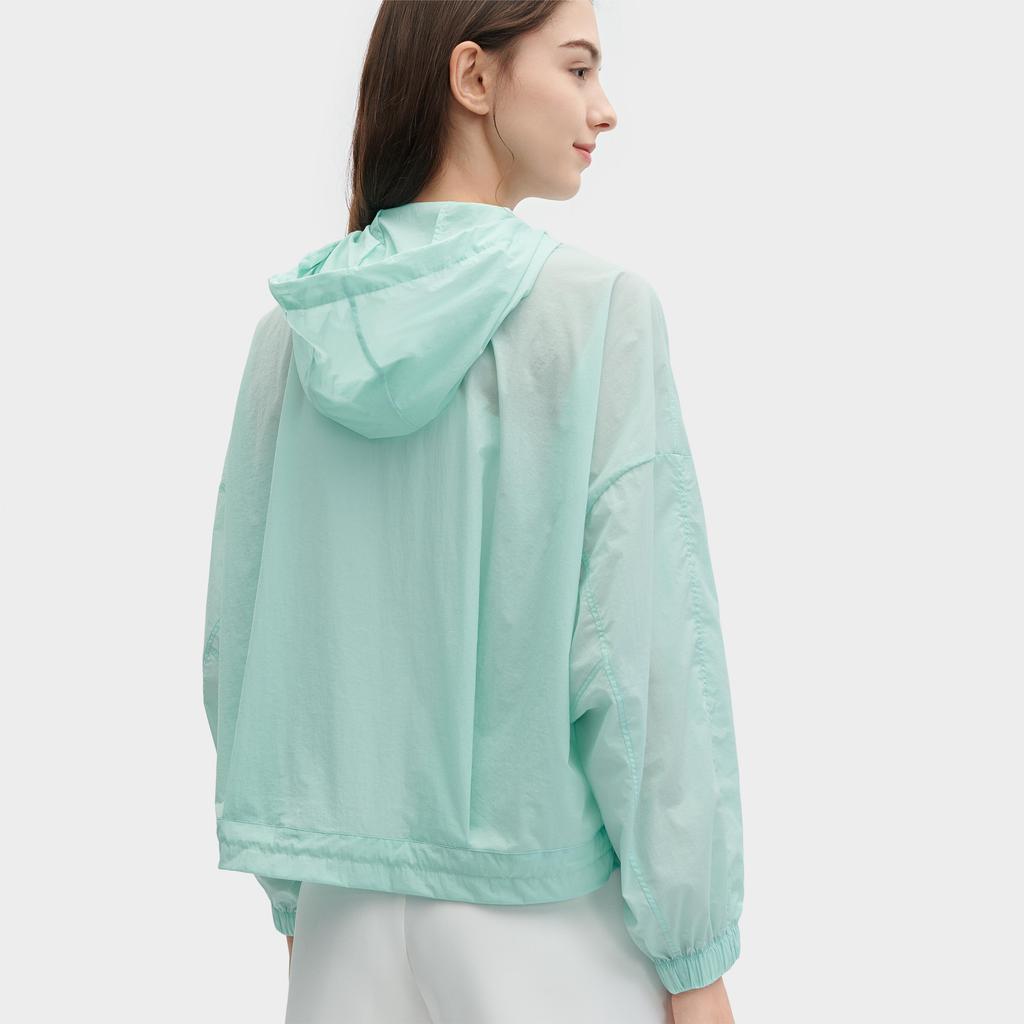 New FILA Jackets Women's Drip Aqua Green F11W428704FTQ