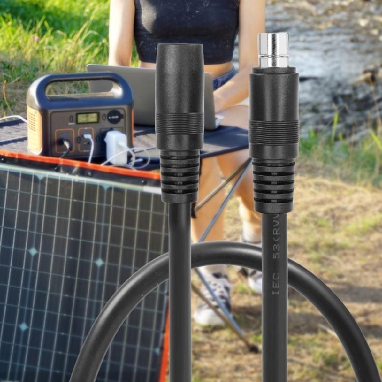 6.2m/20.3ft Long Solar Generator Adapter Cable Cord Universal DC8020 To 8.0x2.0mm Compatibility Outdoor Use