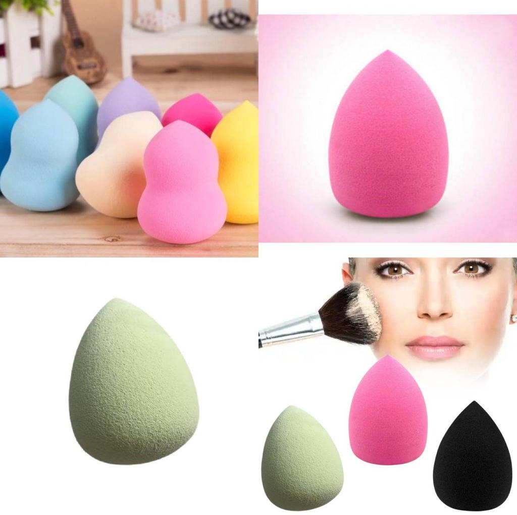 Hydrophilic Nonlatex Beauty Egg With Shape For Flawless Makeup Application