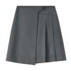 Shangdu Bila Women's Winter Linen Blend High-Waist A-Line Skirt