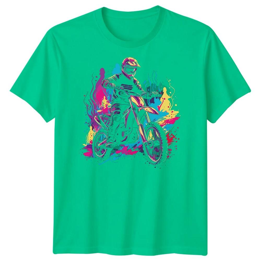 Motocross Rider Dirt Bike Sports Unisexs TShirt Extreme Action