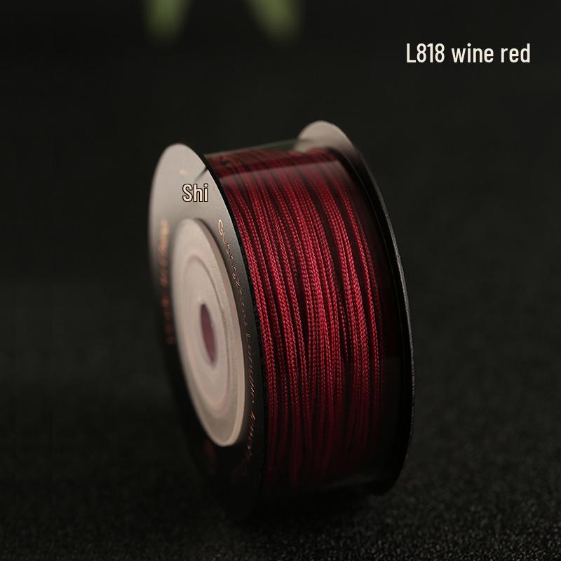 Dragon Knot High-A Jade Thread: Eco-friendly, Colorfast Jewelry Weaving Cord, 79 Colors, Handmade DIY Bracelet Material.