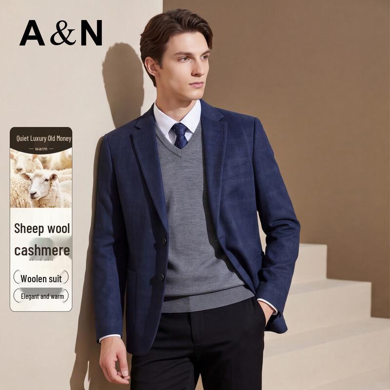 Antonio Men s Cashmere Wool Blend Business Suit Jacket 70A