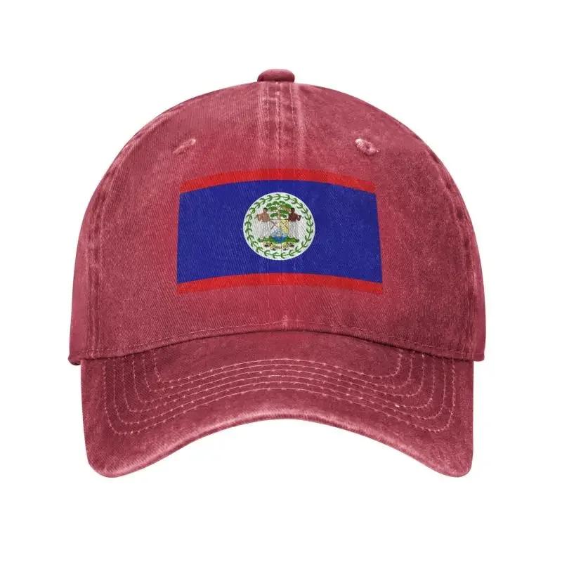 

Custom Cotton Flag Of Belize Baseball Cap Sun Protection Unisex Womens Adjustable Dad Hat Summer Baseball Cap