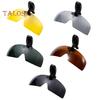 Polarized Clip Sunglasses for Men Women Frameless Flip Up One Piece Shield Lens UV Protection Glasses for Fishing Cycling Driving Running Climbing