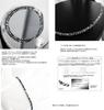 Royal Jewelry 4mm Platinum pt850 Mirror Cut Ring Black Diamond Color Dark Silver Crystal Necklace [ROYAL JEWELRY] (39)