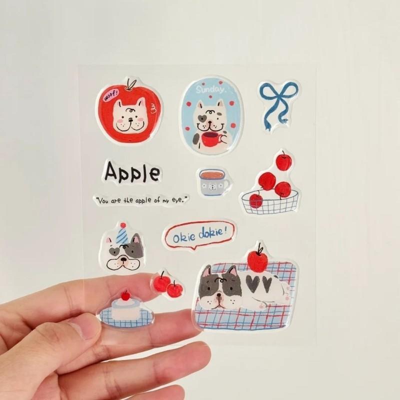 Ins Cartoon Cat Stickers 3D Relief Decal Decorative Kawaii Stickers Laptop Mobile Phone Case Diy Decals Party Favor