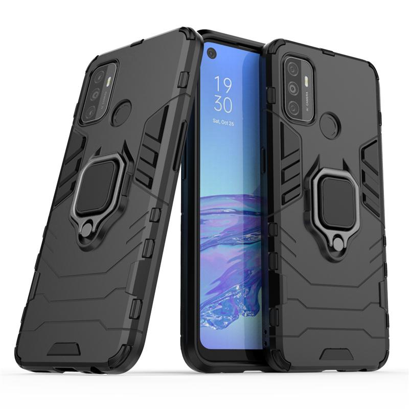 Phone Case For OPPO A53 Cover For OPPO A53 Capas Shockproof Heavy Bumper PC Holder Magnetic Armor Case For OPPO A53S A53 Fundas