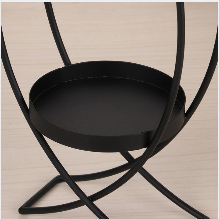 European Wrought Iron Candelabra Ornament