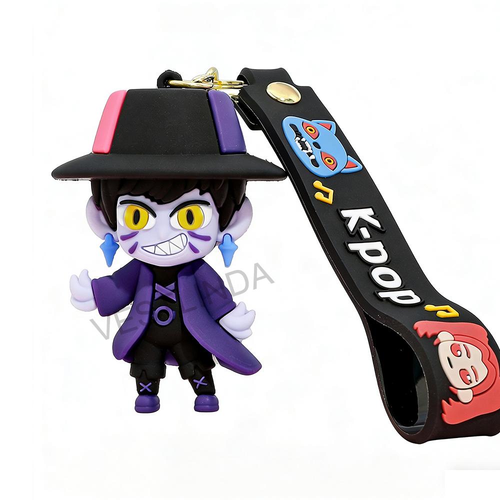 1 OR 10 PIECES KOREAN POP Demon Hunter Key Ring Rumi Key Chain Pendant Exquisite Merchandise Playthings Pouch Car Key Pendant Decoration Holiday