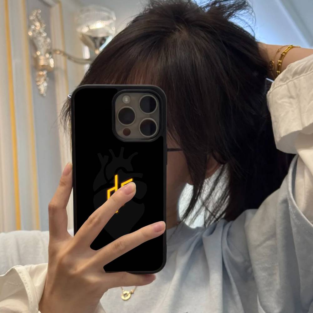 Hip Hop PNL QLF Rapper Fashion Black Silicone Hard Plastic Phone Case For Iphone 17 Air 16 15 14 13 12 11 Pro Max PC+TPU Case