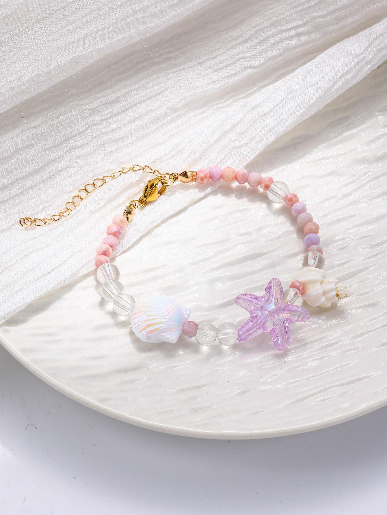 High-End Bohemian Crystal Shell Bracelet - Women s Summer Niche Design